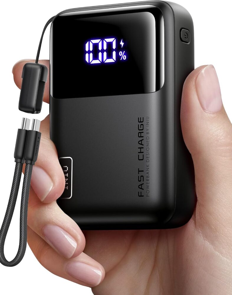 INIU Laptop Power Bank, Smallest 20000mAh 65W Fast Charging Battery Pack