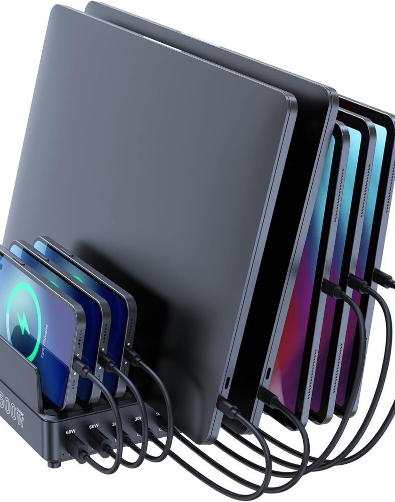 chipofy 500W Charging Station for Multiple Devices with Stand